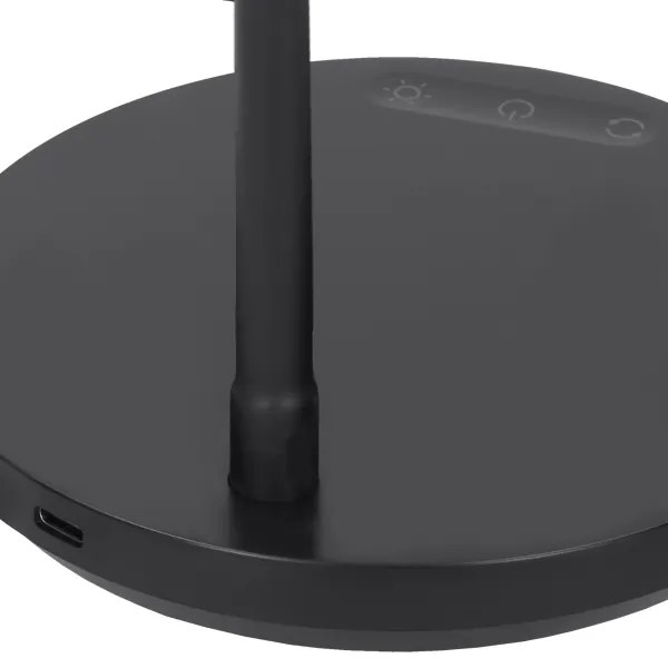 Solight WO3000-B- LED Stmievateľná stolná lampa LED/4,5W/5V 3000/4000/6500K čierna