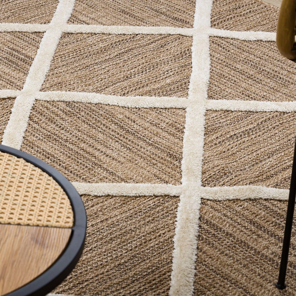 Kusový koberec Spark 0708A beige/cream, 160x220, béžová, chodba / predsieň, Dywany Łuszczów