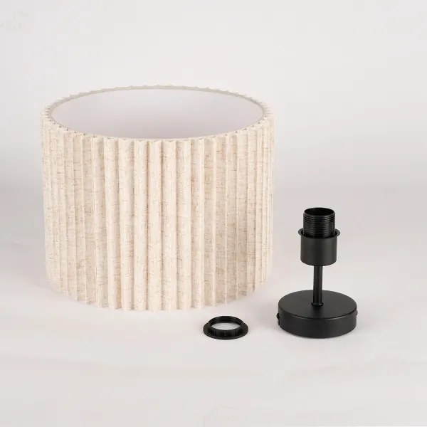 Brilagi - Prisadený luster NORDIC WAVE 1xE27/15W/230V pr. 32 cm ľanová/čierna