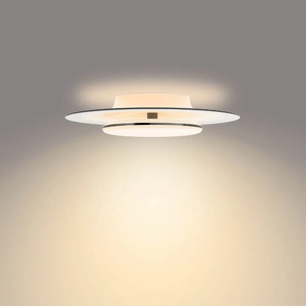 Philips 8720169195196 stropné LED svietidlo Garnet, čierna, 1x 30 W 3100lm 2700K IP20