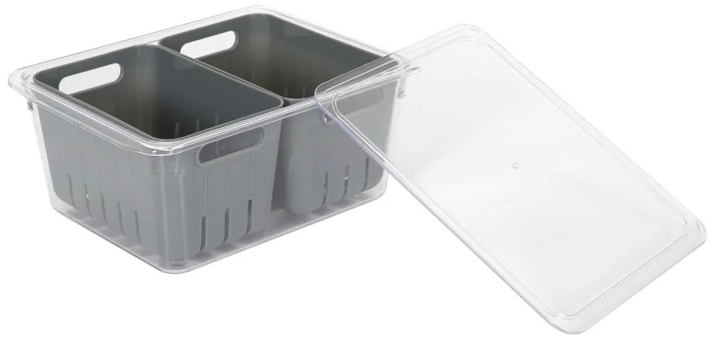 Zeller Present Organizér na ovocie a zeleninu, 2 sitá + 1 nádoba, BOITE