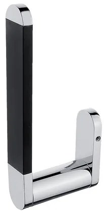 Nimco Nava zásobník toaletného papiera čierna/chróme NA28055R