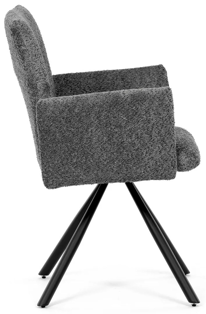 Sada jedálenských stoličiek s vratným mechanizmomDCH-W1117 GREY2, 2 ks