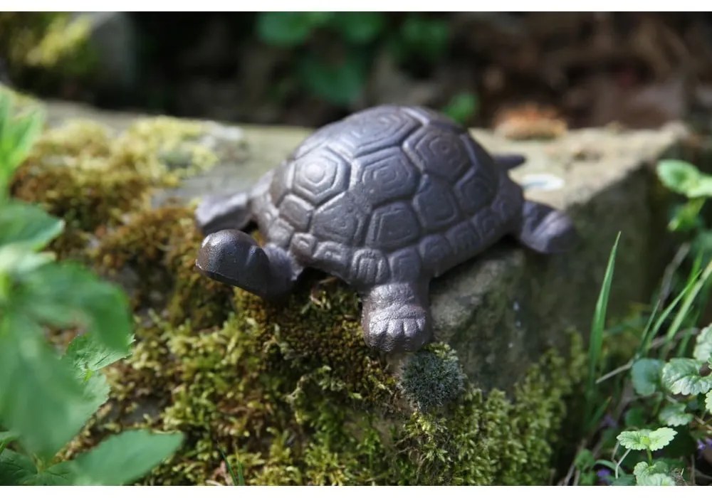 Kovová záhradná soška Turtle – Esschert Design