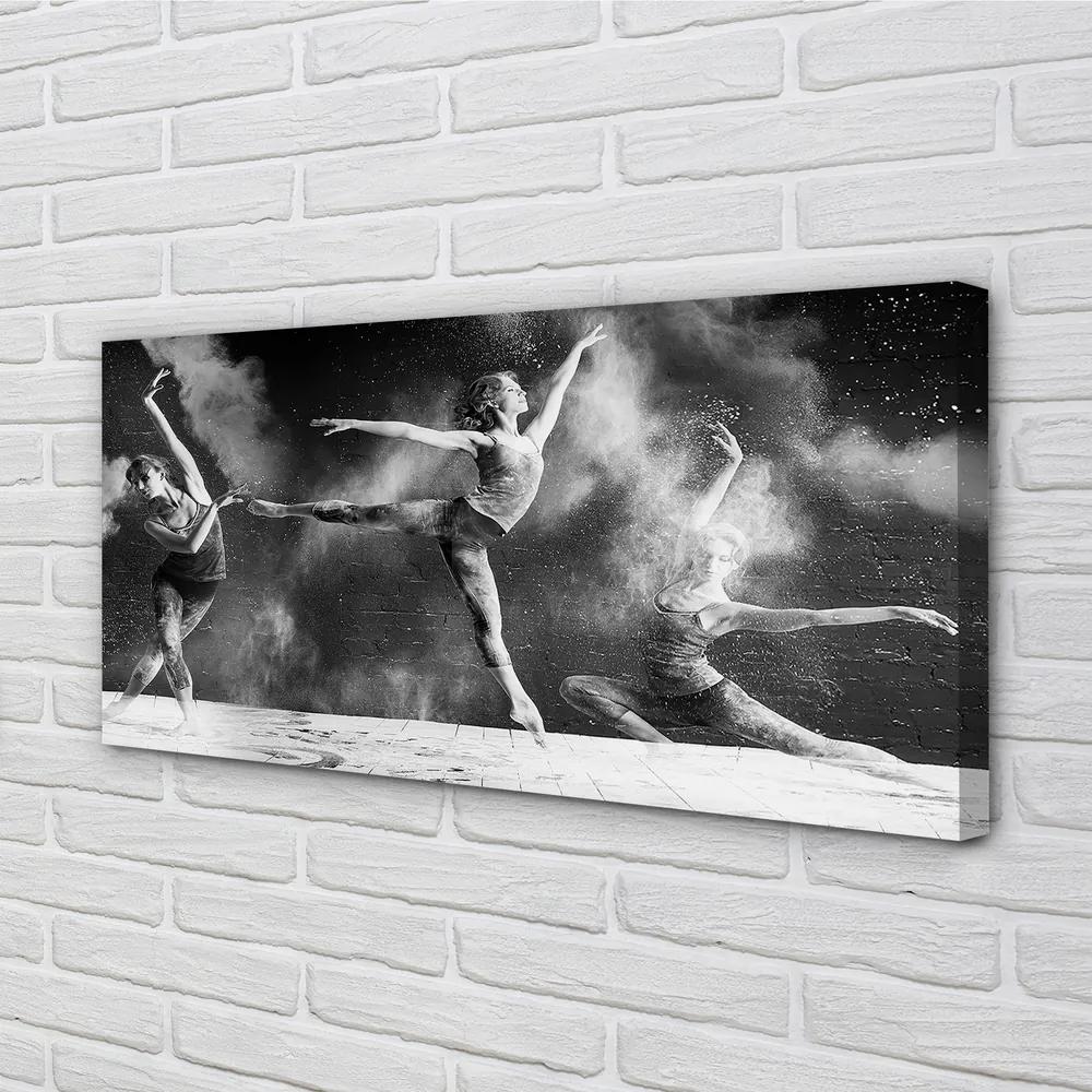 Obraz canvas Dámska Balerínky dym 125x50 cm