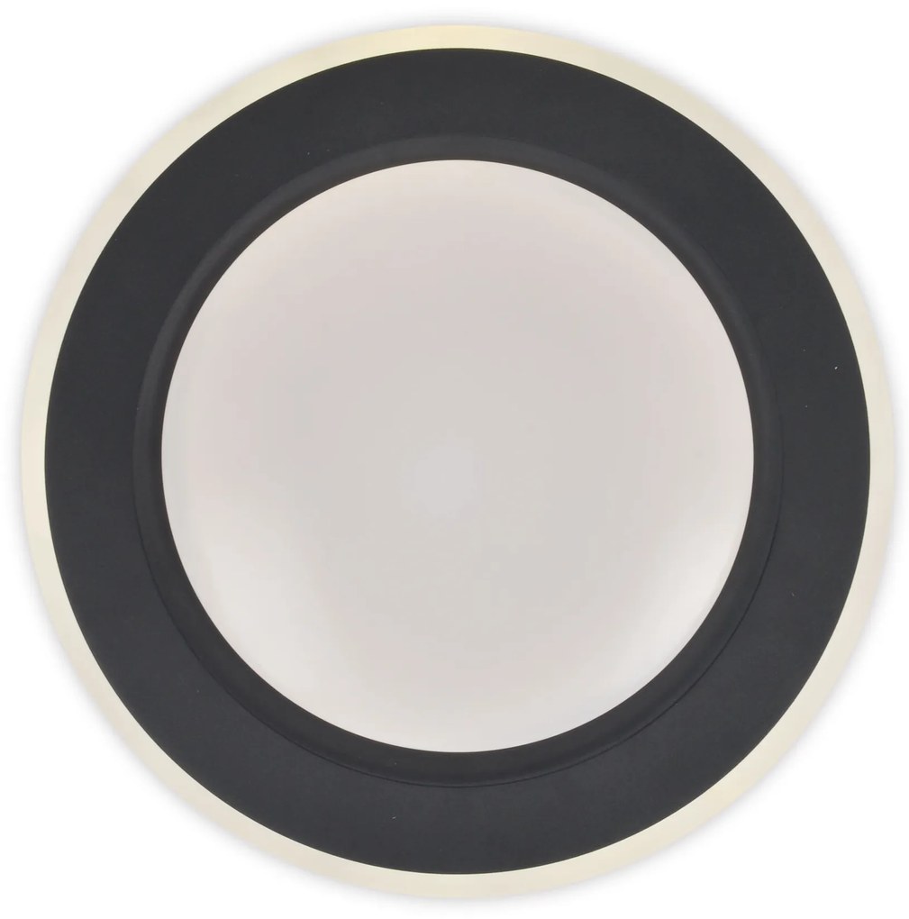 TOP LIGHT Svetlo nástenné-stropné Norman 50C RC, Čierna