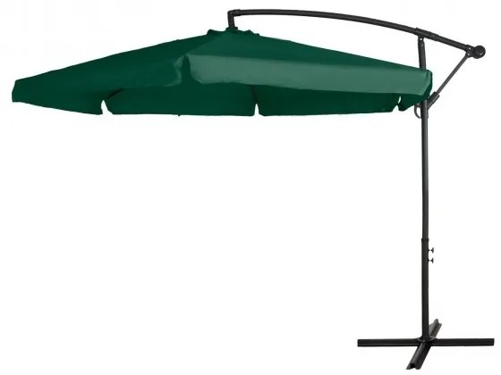 ShopJK ZÁHRADNÝ SLNEČNÍK 350 CM BÉŽOVÝ