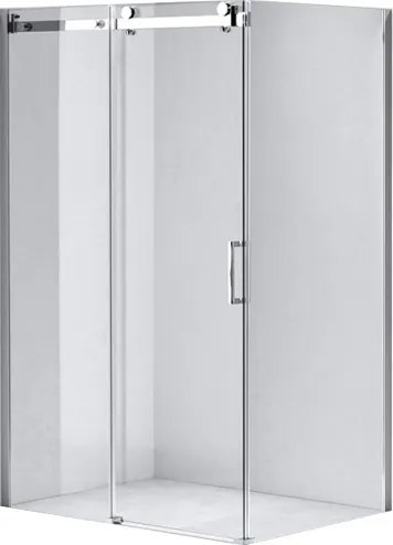 BPS-koupelny Obdĺžnikový sprchovací kút HYD-OK203C 120x80 chróm/transparent - bez vaničky