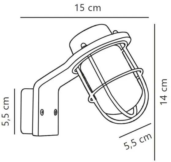 Nordlux - Kúpeľňové nástenné svietidlo MARINA 1xG9/40W/230V IP44