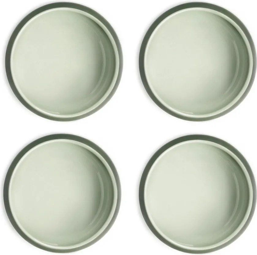 Zelené polievkové/ramen misky v súprave 4 ks z kameniny 1 l Aura Vira – Bonami Selection