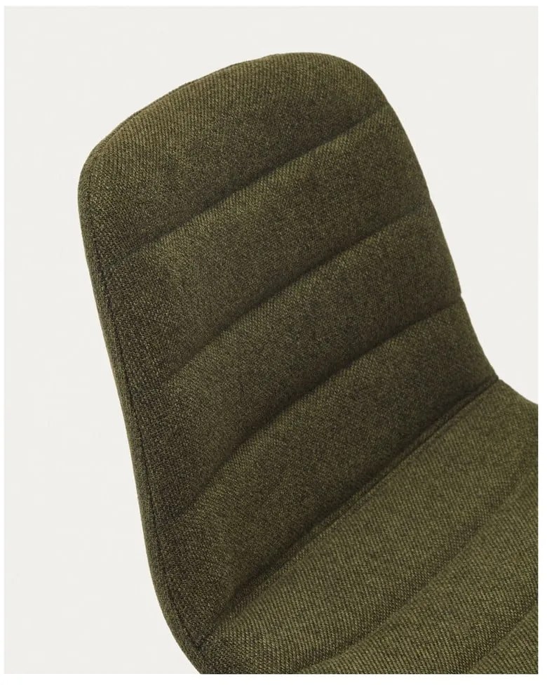 Tmavozelené barové stoličky v súprave 2 ks 92,5 cm Zunilda – Kave Home