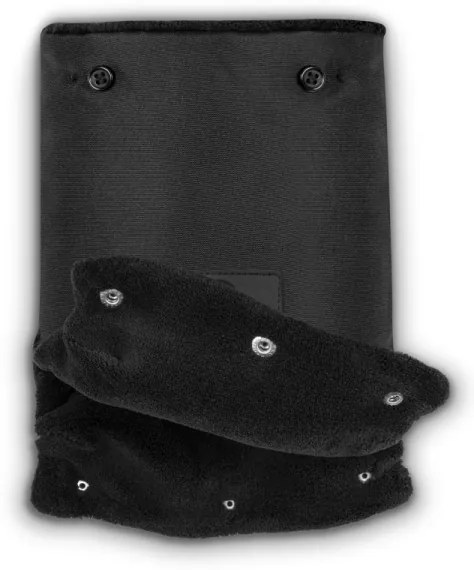 Lionelo - Rukávniky na kočík HANDMUFF čierne