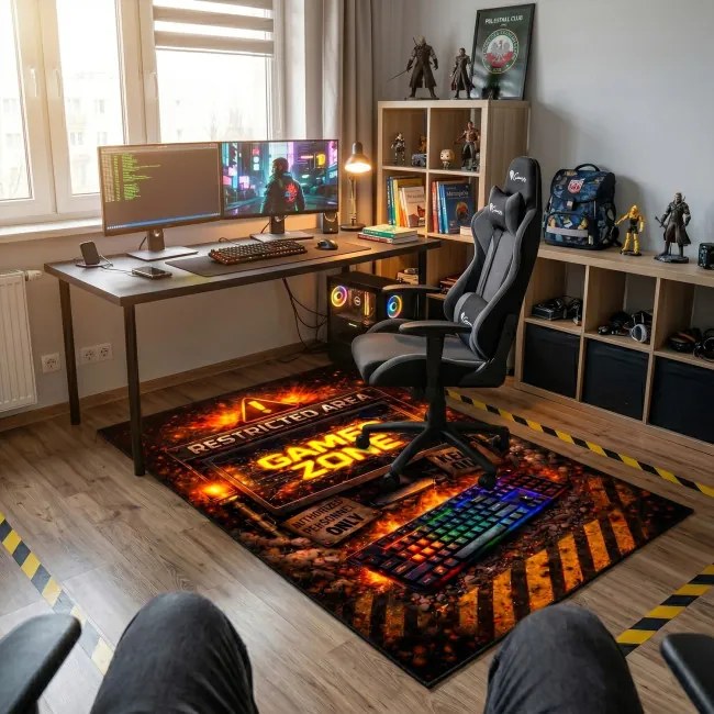 Protišmykový herný koberec Restricted