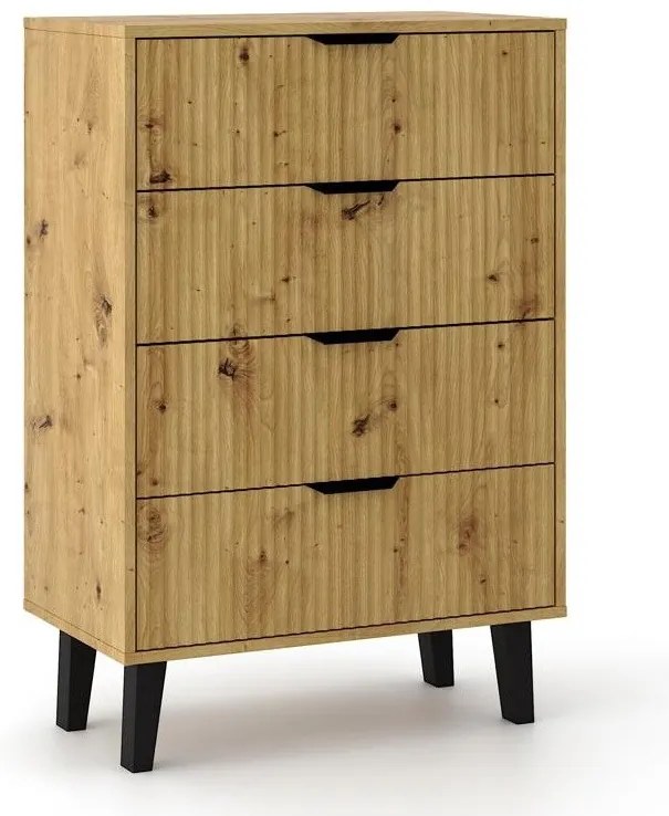 Komoda Sacar 3 (dub artisan). Akcia -20%. Vlastná spoľahlivá doprava až k Vám domov. 1132777