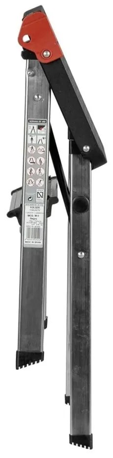 Kovové schodíky 47 cm M2 ALU Taburete – Rolser
