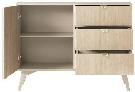 Komoda Les II 106 cm béžová
