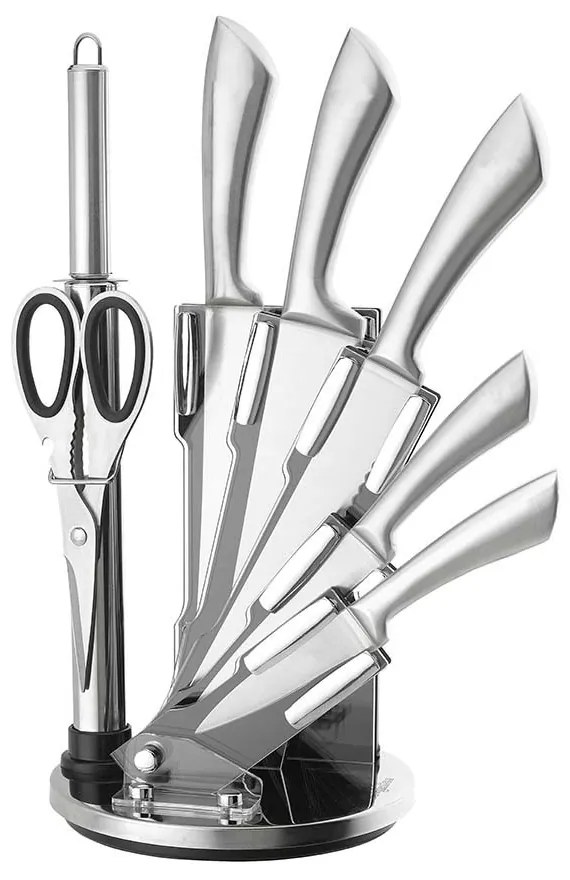 8- dielna sada nožov so stojanom