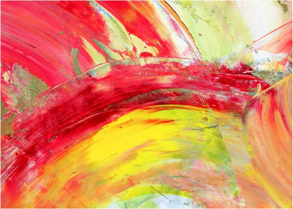 Obraz abstrakcie - maľba (70x50 cm)