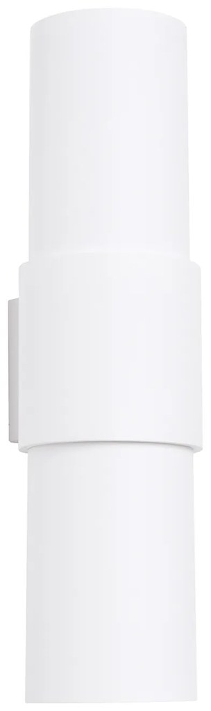 Nástenné svietidlo Flash2, 1x biele kovové tienidlo