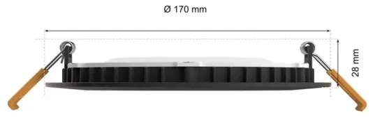 Philips - LED RGBW Stmievateľné kúpeľňové svietidlo Hue SLIM LED/12W/230V IP44