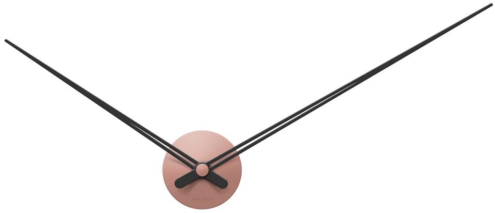 Designové nástěnné hodiny 5837PI Karlsson pink 90cm