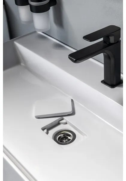 Sapho - Umývadlo na dosku GODIVA 68x44 cm mramor/biela