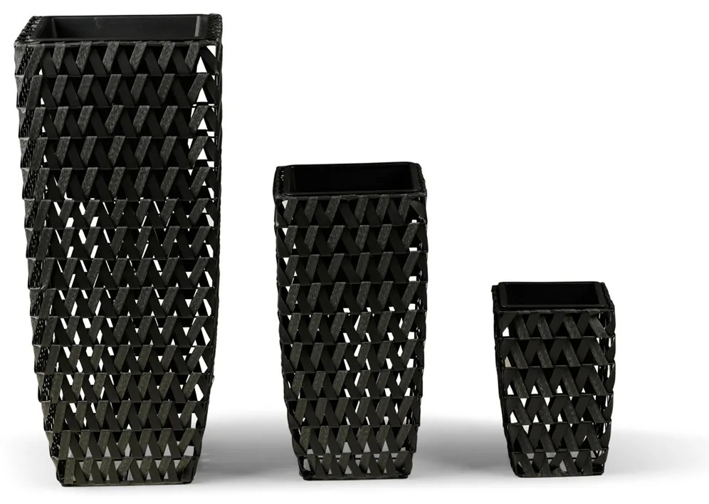 Noela Súprava záhradných kvetináčov Epe 3 ks