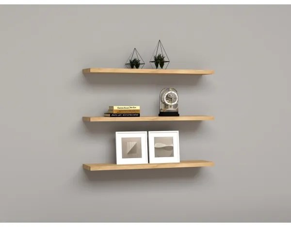 SADA 3x Nástenná polica BOSS béžová