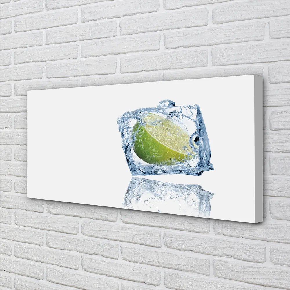 Obraz canvas Na kocky ľadu vápno 120x60 cm