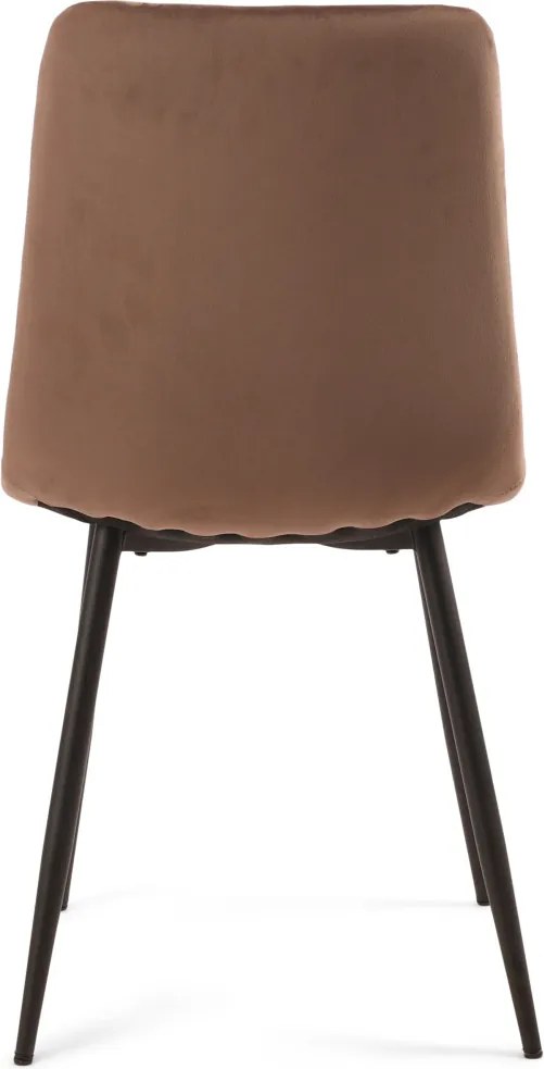Jedálenská stolička Harry, hnedá látka