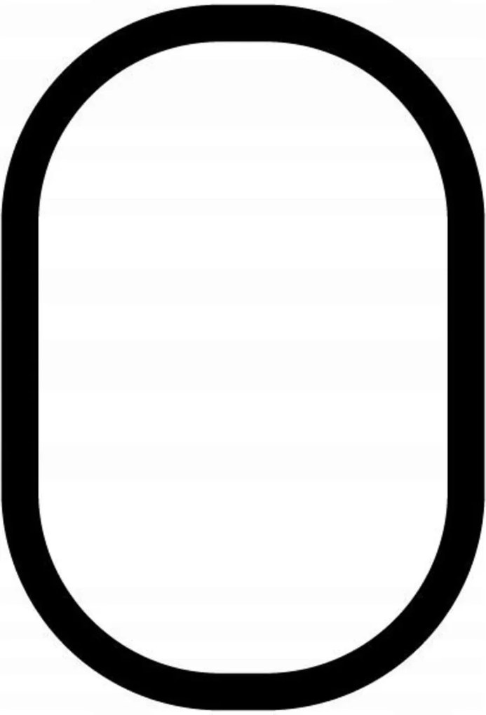 Artemide Alphabet of Light veľké písmeno O, Led, 27W, 3000K, biele, 950x650m