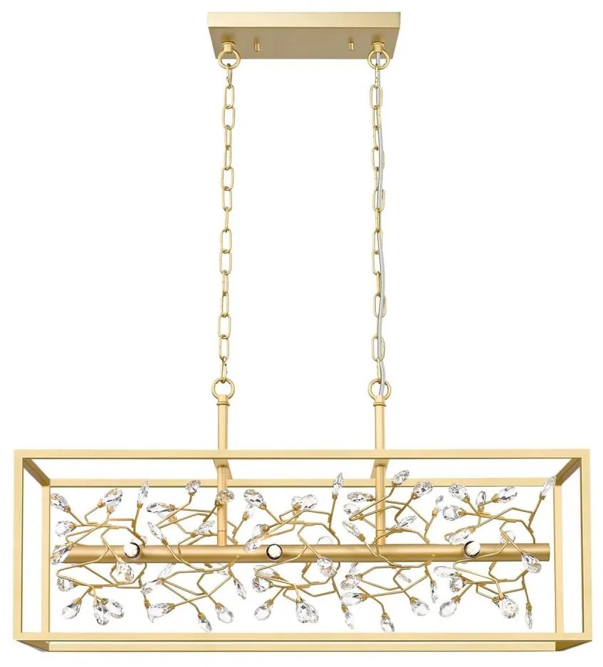 Zuma Line P0578-06C-V7V7 - Luster na reťazi SPRING 6xG9/33W/230V zlatá