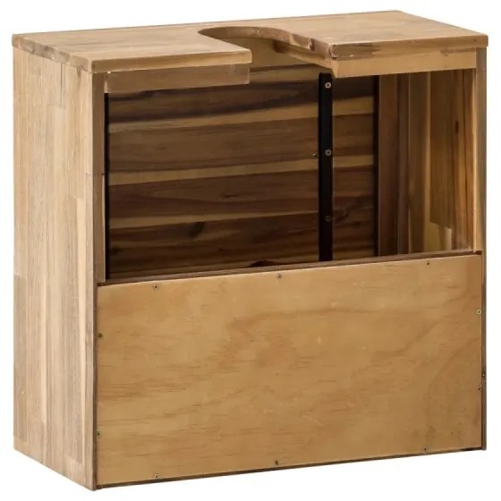 furniture-nabytek.cz - Masívna skrinka pod drez Jolo z akácie, lakovaná, hnedá