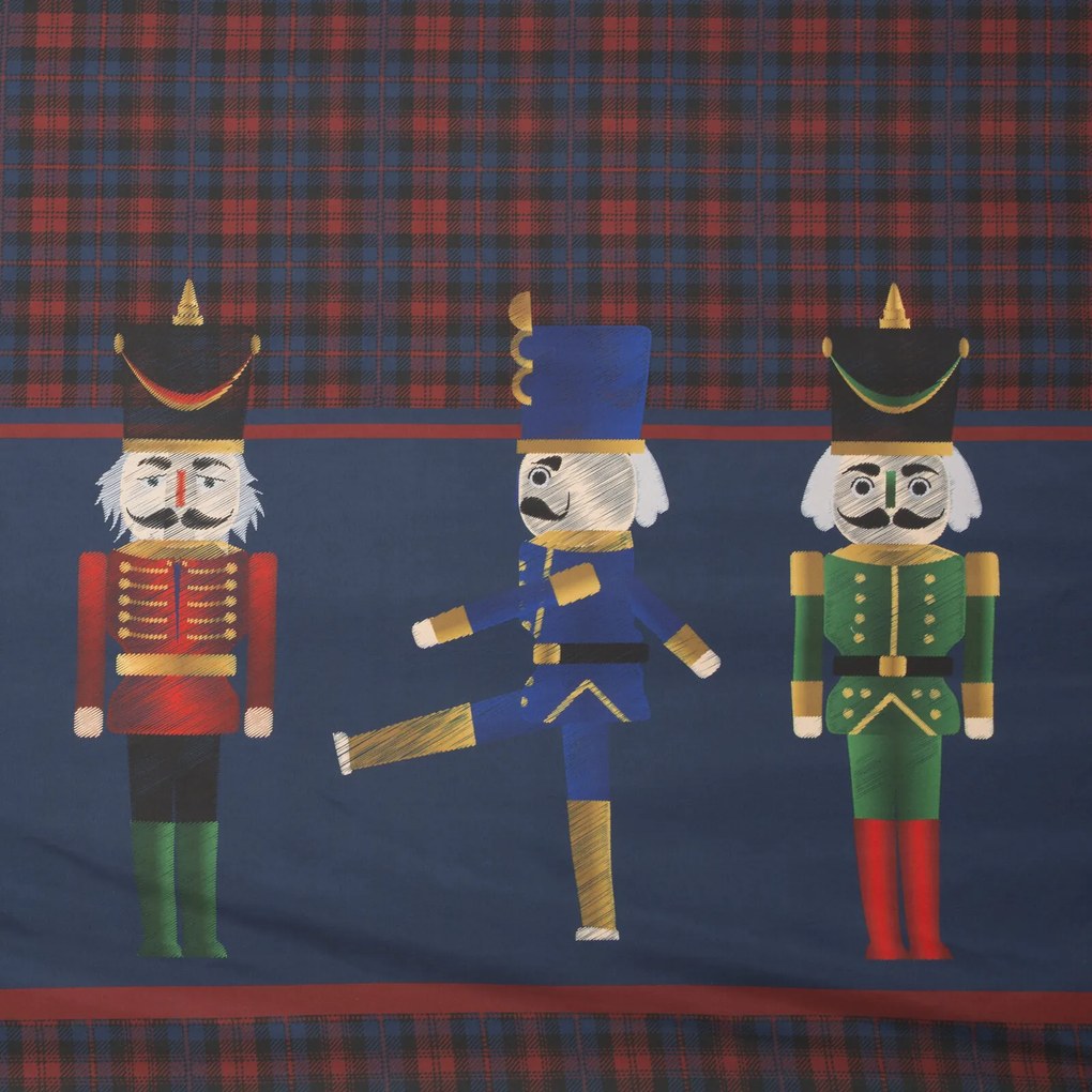 VIANOČNÉ OBLIEČKY Z MIKROVLÁKNA PETER 160X200 CM, 2KS 70X80 CM VZOROVANÉ