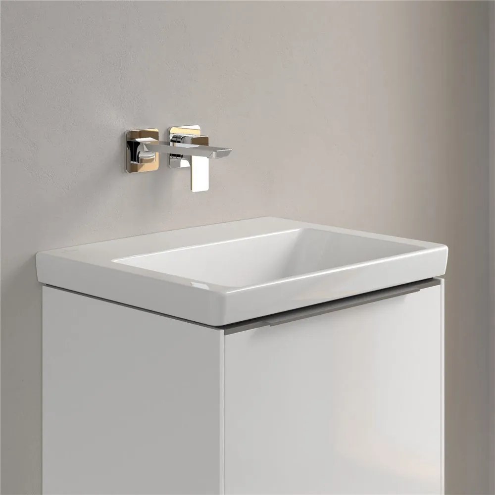 VILLEROY & BOCH Subway 3.0 umývadlo na skrinku bez otvoru, bez prepadu, 550 x 440 mm, biela alpská, 4A70F601