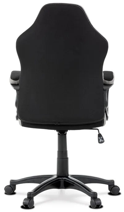 Autronic BONTEC Herné stoličky, hojdací mechanizmus, čierna látka, KA-L611 BLUE Farba: Čierna