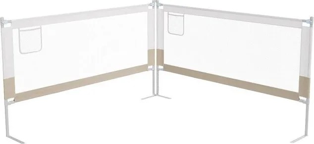 Detská zábrana na posteľ, 180 cm, výškovo nastaviteľná