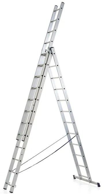 Rebrík MATTERHORN, 3-dielny, 3x12 priečok, 5410 mm