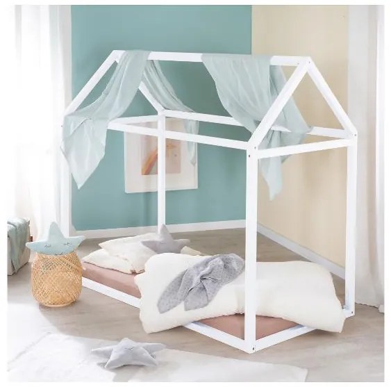 roba Detská domčeková posteľ Montessori (biela) (100397149)