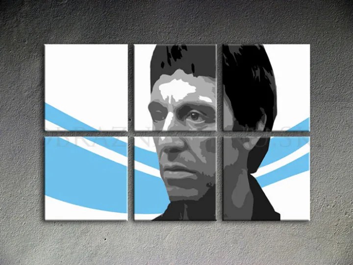 Ručne maľovaný POP Art obraz Scarface - AL PACINO | rôzne rozmery