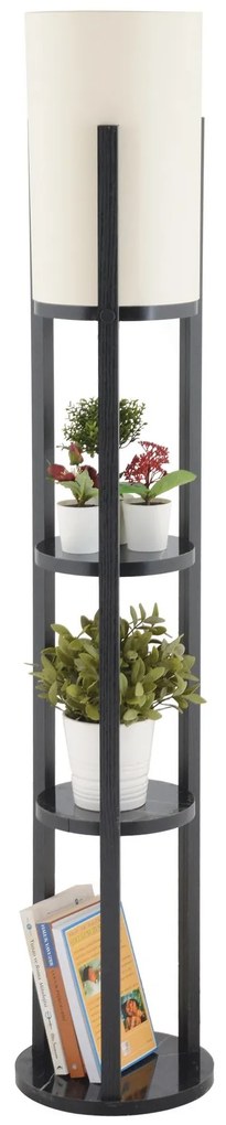 Stojacia lampa Nora II čierna