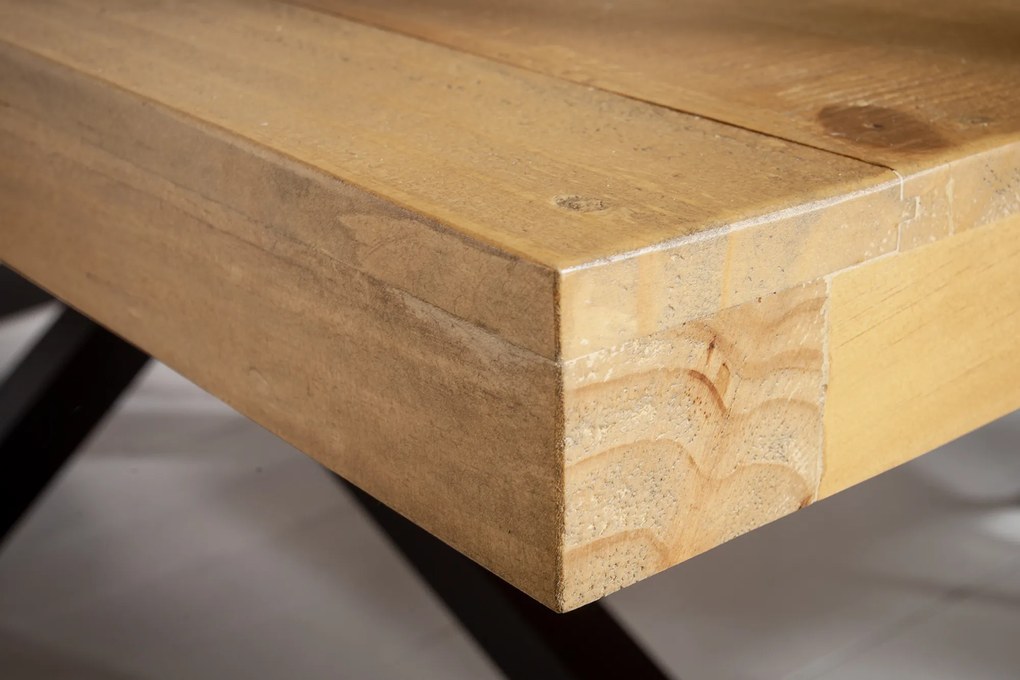 Jedálenský stôl Galaxy 200cm borovica 60mm prírodná