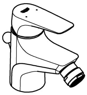 GROHE 23770000 - Bidetová batéria START FLOW lesklý chróm