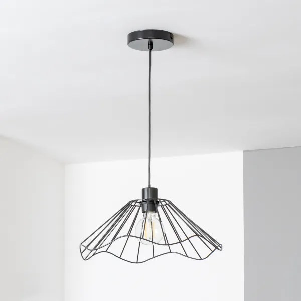 Brilagi - LED luster na lanku CERIA WIRE 1xE27/40W/230V Ø 40 cm čierna