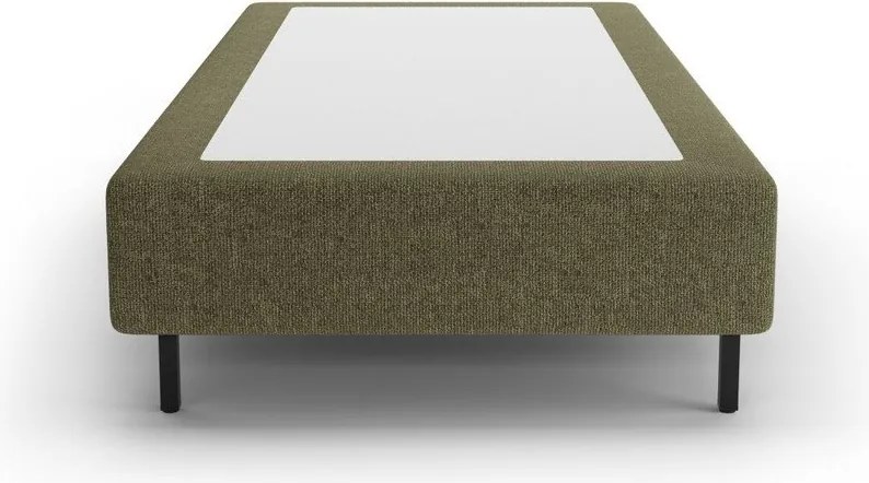 Zelená čalúnená jednolôžková posteľ bez čela 90x200 cm Whale – Micadoni