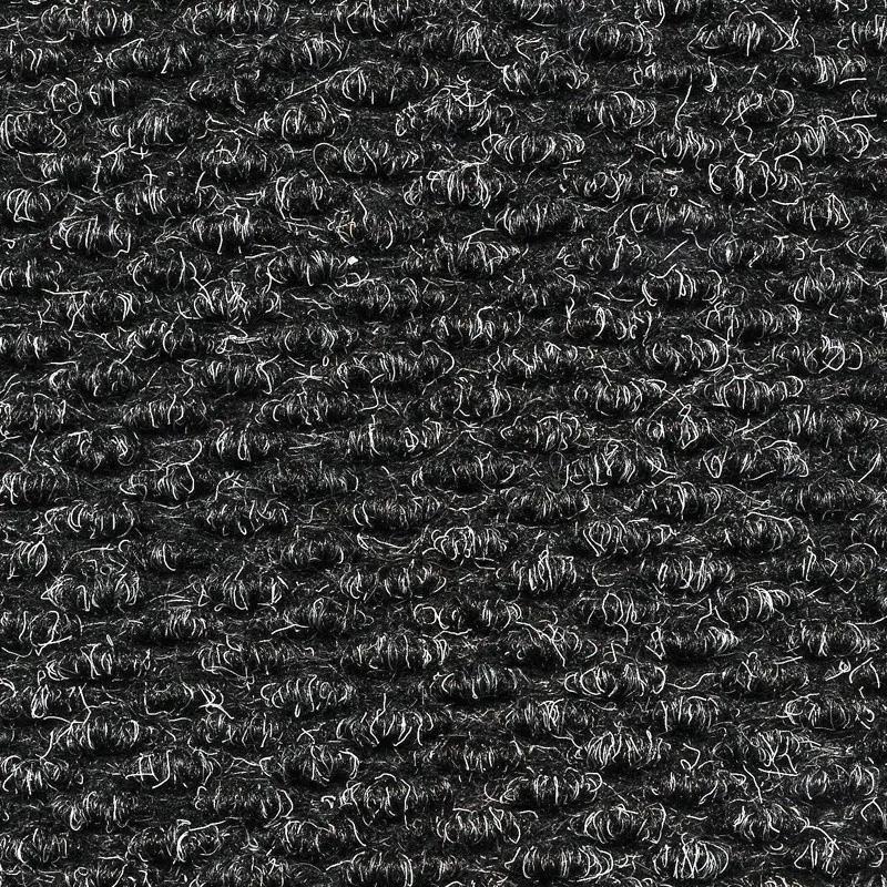 COBA Kobercová polypropylénová vstupná rohož, čierna, 200 cm x bm