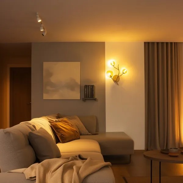 Brilagi - LED Nástenné svietidlo MISTEL 3xG9/3W/230V zlatá