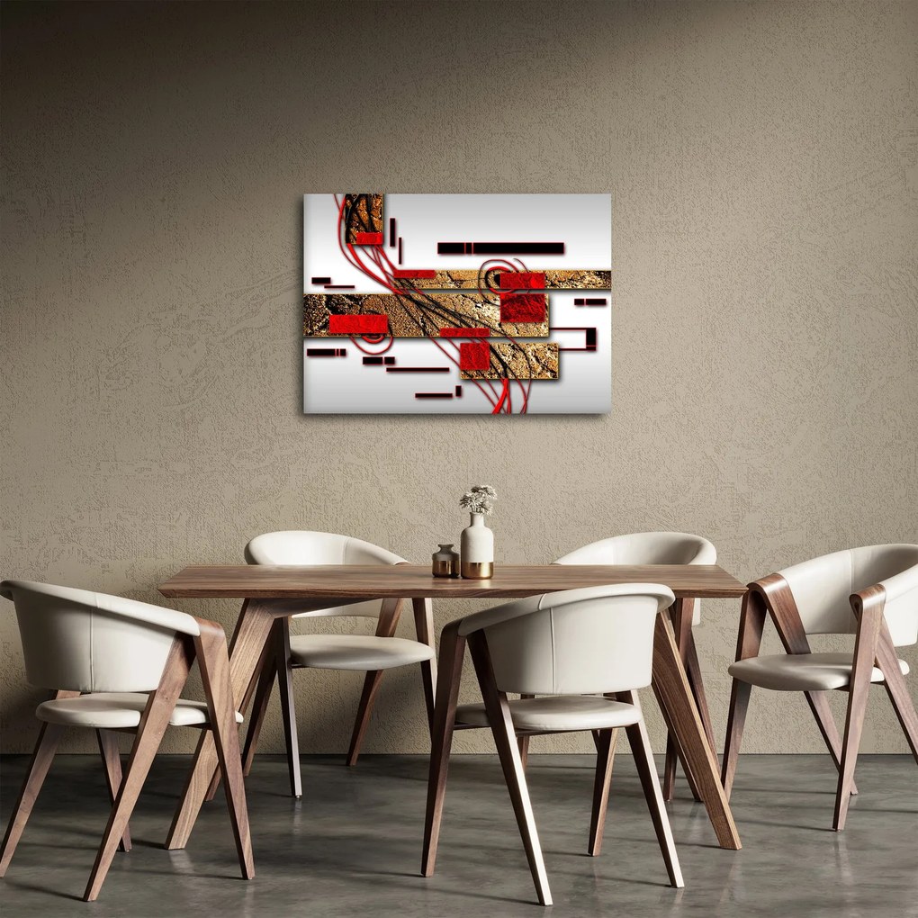 Obraz abstrakcie (70x50 cm)