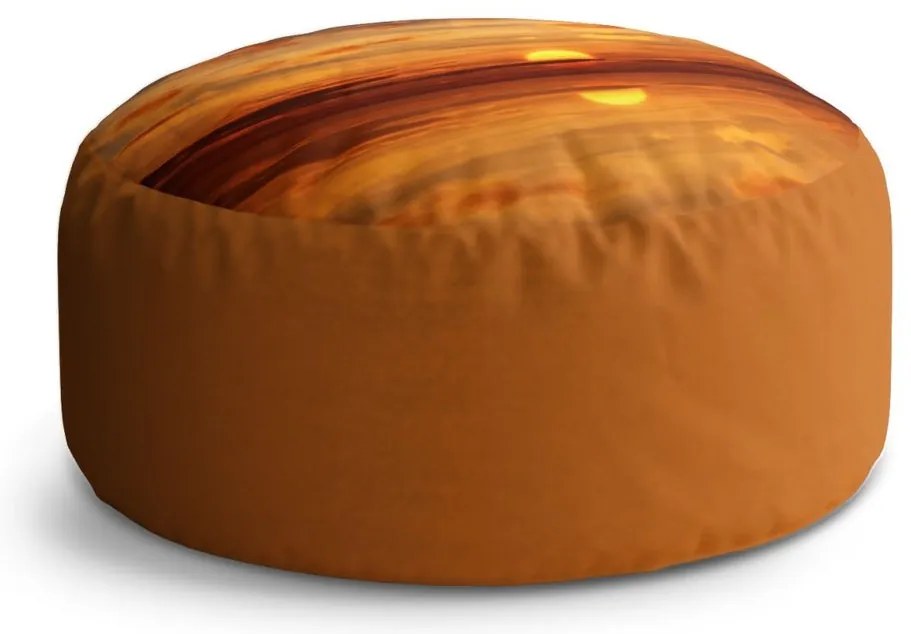 Taburet Circle oranžové slnko, oranžová