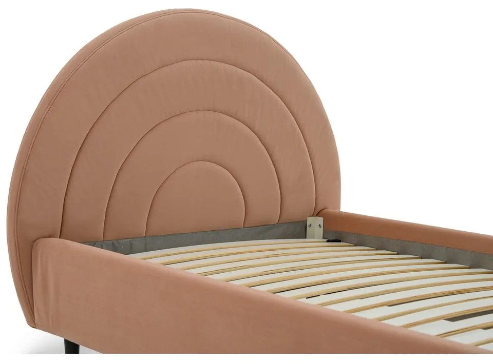 Ružová detská posteľ 120x200 cm Rainbow – Scandic